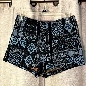 Ecote Urban Outfitters Tapestry High Waist Shorts